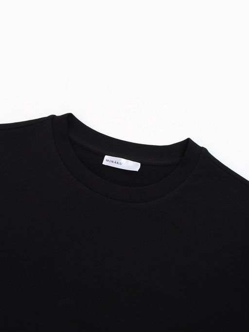 Футболка мужская оверсайз, MINAKU, размер 46, чёрная