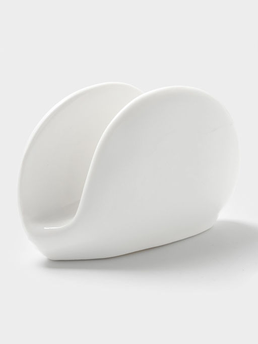 Салфетница Hanna Knövell, 11.2 см, h=8 см, фарфор, белая