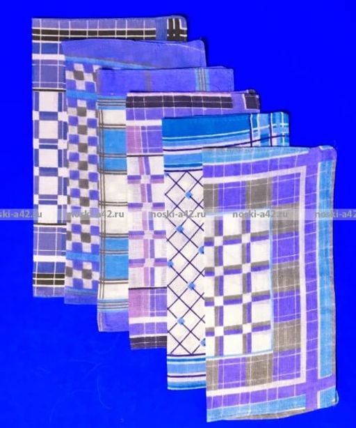 Цена за 10 пар. Носовые платки мужские 30х30 - For you фото 5