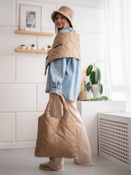 Шарф бежевый - Yollochka фото 7