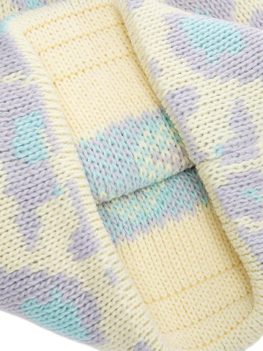 Шапка жен. шерсть+акр LB-BR55025 yellow/mint - Labbra фото 10