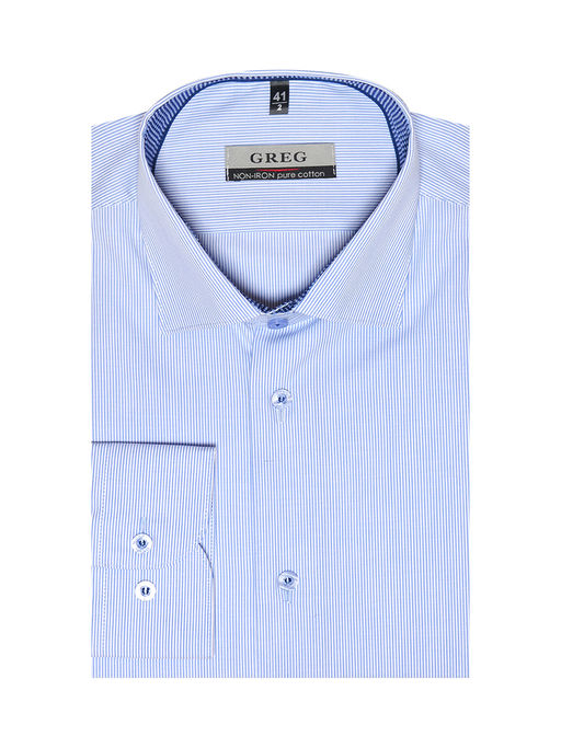 Сорочка мужская длинный рукав GREG 211/231/2216/Z/1p  фото 3