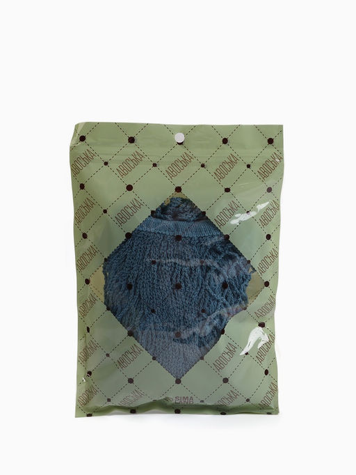 Набор 2 шт.: сумка-авоська плетёная, клетка 1.5 см, тёмно-бирюзовая