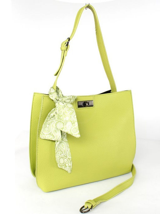 Сумка женская искусственная кожа XHD-2750, 1отд, плеч/ремень, зеленый SALE 260532 - Adelia фото 6