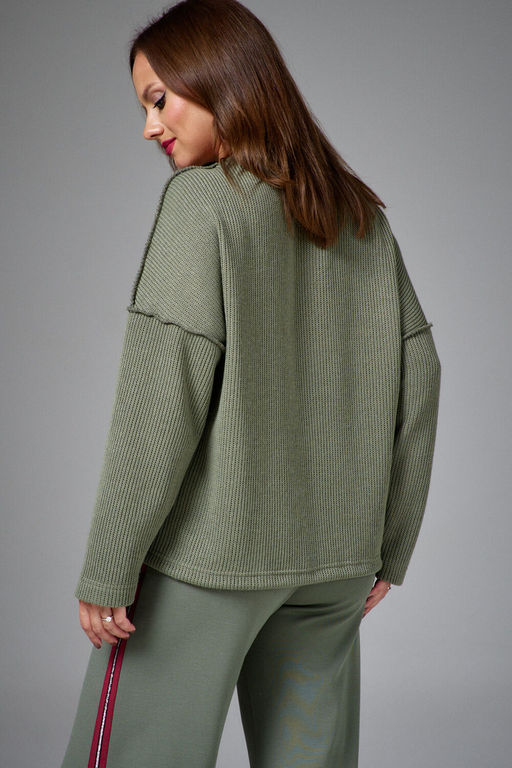 Джемпер AVE RARA 2244 хаки  фото 2