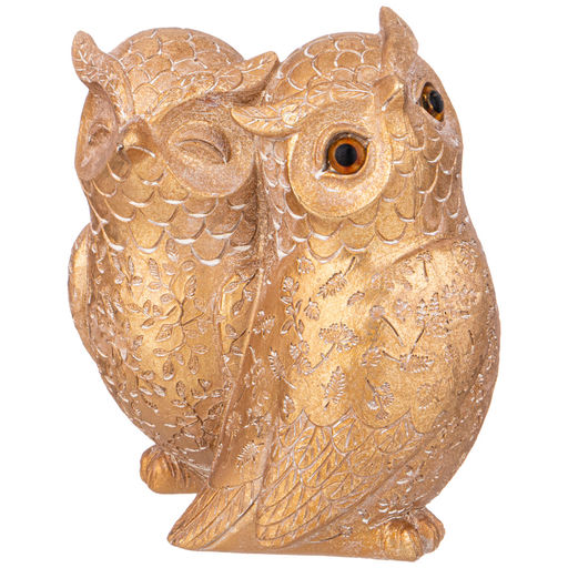 ФИГУРКА ДЕКОРАТИВНАЯ СОВЫ 13,2*11*15,5 СМ - Lefard фото 3