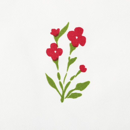 Шторы для кухни Этель «Цветочек», 150×150 см - 2 шт., саржа 190 г/м², 100% хлопок