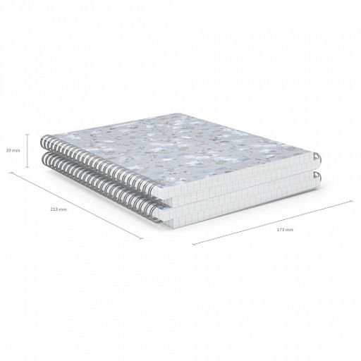 Цена за 2 шт. Тетрадь общая с пластиковой обложкой на спирали ErichKrause Frozen Beauty, А4, 80 листов, клетка  фото 5