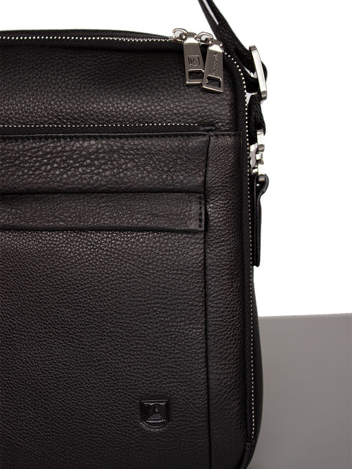 LACCOMA сумка 3765-3-черный натуральная кожа