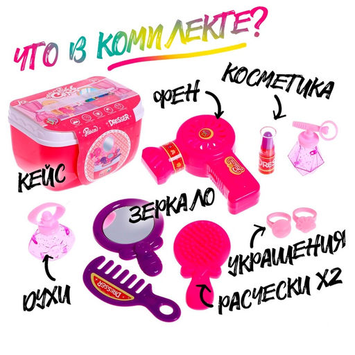 Игровой набор Стилист в чемодане - Simaland фото 4