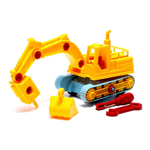 Конструктор Машина Экскаватор, 33 детали, МИКС - Simaland фото 12