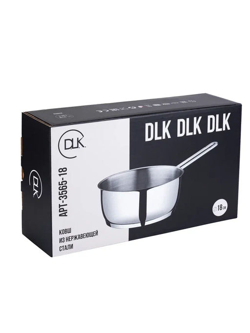 Ковш без крышки из нержавеющей стали 18x8,5 см (2 л), арт. 3565-18