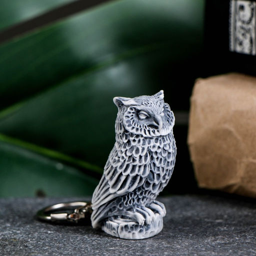 Брелок для ключей на кольце «Сова», 4.7 см, МИКС