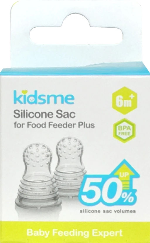 Kidsme / Насадка сменная для Фуд Фидера ниблера Плюс размер XL 6 мес+ 2 шт