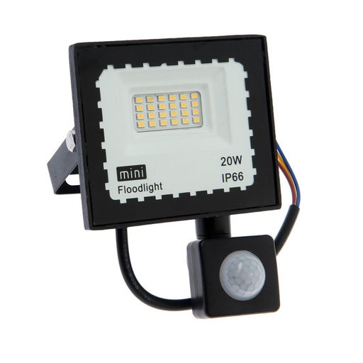 Прожектор светодиодный, 20 Вт, 1800 Лм, 4000К, датчик движения, IP66 - Simaland фото 2