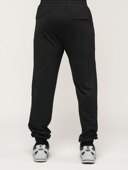 Брюки джоггеры спортивные большого размера мужские черного цвета 006Ch - FUYOUKAI фото 14