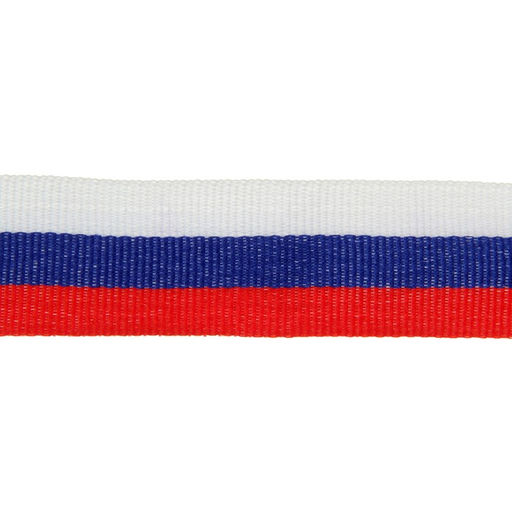 Медаль призовая 002 диам 5 см. 2 место, триколор. Цвет сер. С лентой - Командор фото 4
