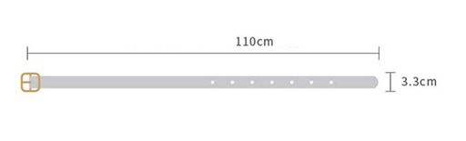 Ремень BL-2053-Black - Ferro фото 4