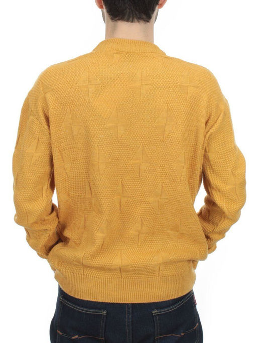G636 YELLOW Джемпер мужской (100% шерсть) - Fashion фото 5