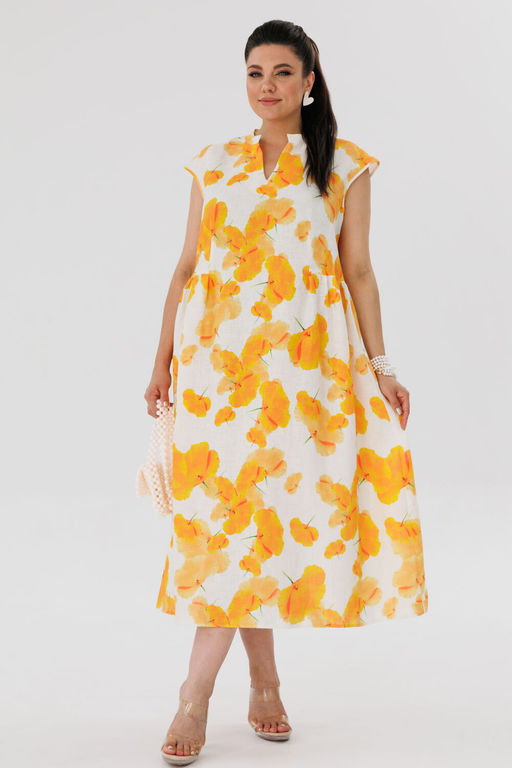 Платье ANELLI 1424 ван гог  фото 4