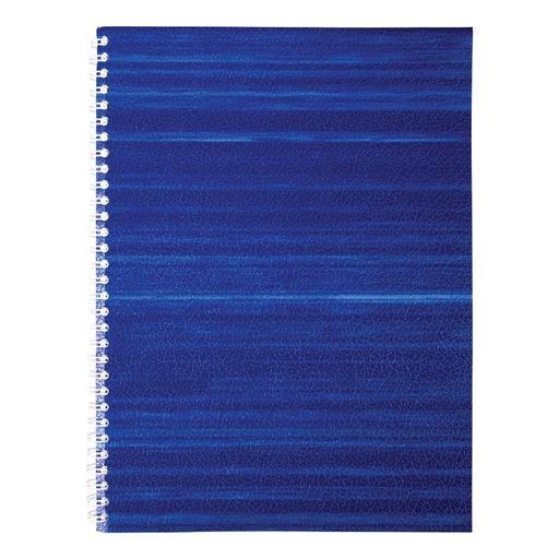 Тетрадь 96л. А4 на спирали BG бумвинил, клетка (Т4гр_бв96к_12345) синяя