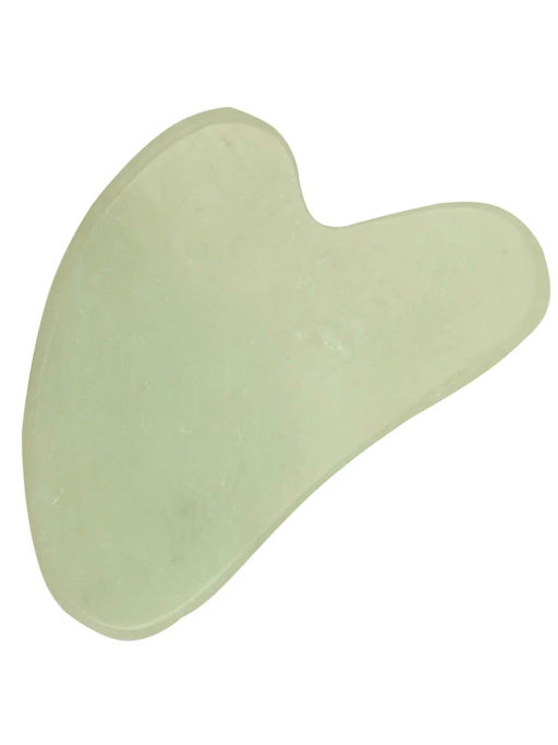 Nail Art Скребок Гуаша нефритовый сердце, 8 см, светло-зелёный