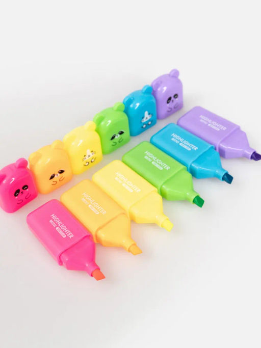 ACOOLA / Набор из 6 текстовыделителей дет. Miblo разноцветный фото 4