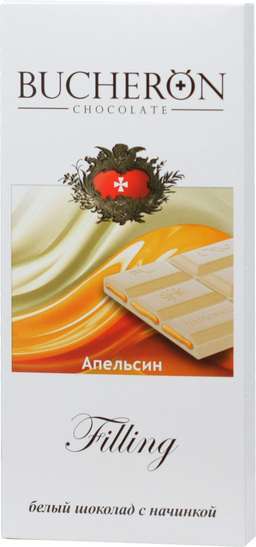 BUCHERON. Filling. Белый шоколад (апельсин) 85 гр. карт.упаковка