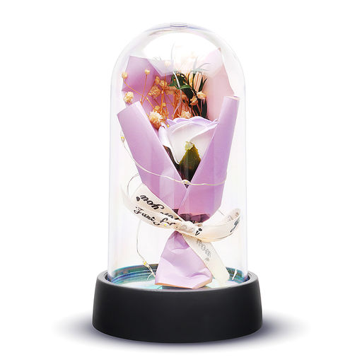 Светильник "Букетик" в коробке (сиреневый)