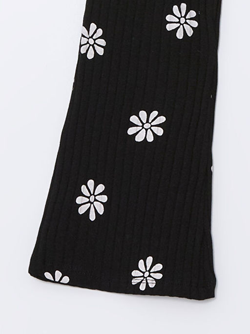 Beli Lastikli ?i?ekli ?spanyol Pa?a K?z Bebek Tayt