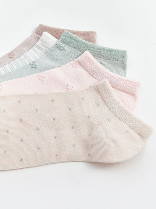 Desenli Kad?n Patik ?orap 5li Paket - Waikiki фото 3