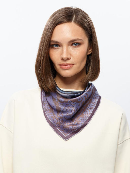 Платок жен. шелк 53х53 SS03-8276-09 - Eleganzza фото 4