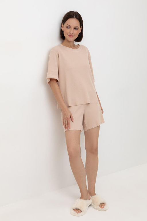 Е 20149/нюдовый беж пижама жен