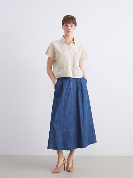 Standart Fit A Kesim Jean Etek