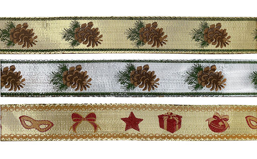 Gamma MDRP-203 лента металлизированная 20 мм 22.8 м  0.5 м 01/под золото/gold