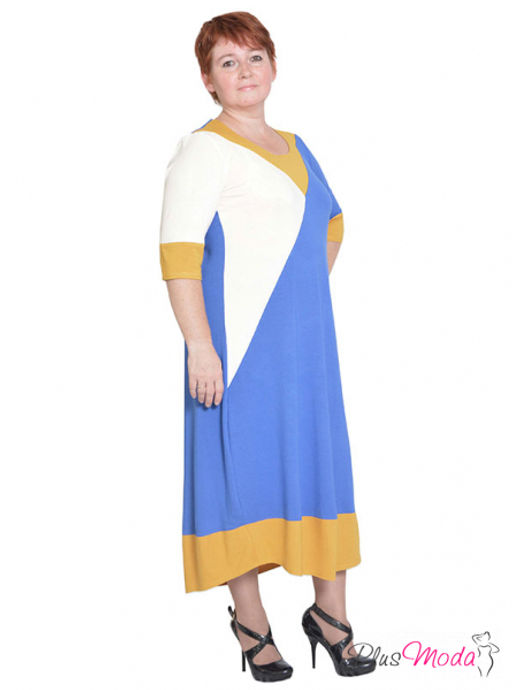 Платье Модель №122 размеры 50-72 - Plusmoda фото 8