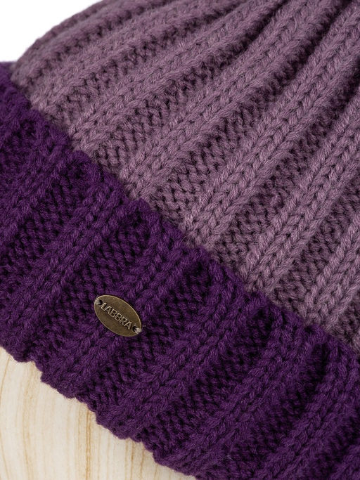 Шапка жен. шерсть+акр LB-I66001 purple/violet - Labbra фото 3