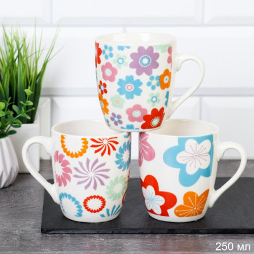 Кружка Цветы / S1011 /уп 12/96/ - Галеонтрейд фото 5