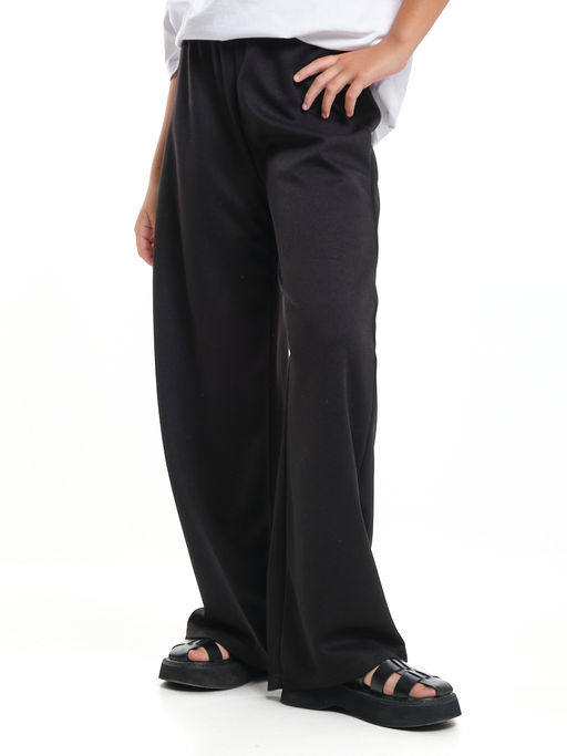 Брюки палаццо школьные штаны детская одежда девочке 33-7874 синий - Mini maxi фото 14