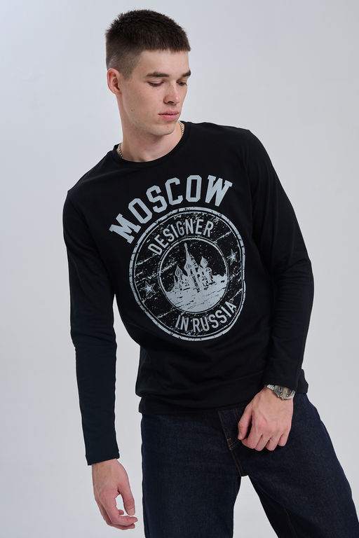 8573 футболка с дл.рукавом унисекс