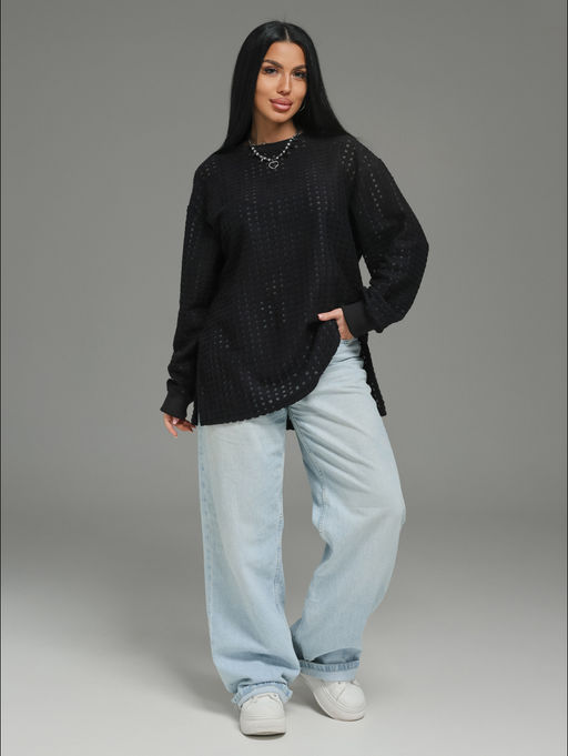 Фрэнсис свитшот женский (черный)