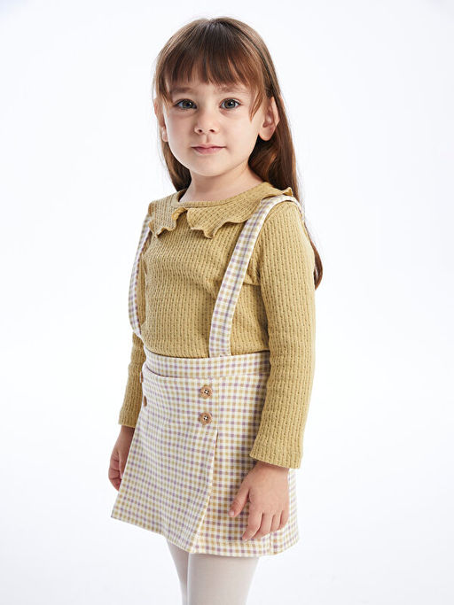 Bebe Yaka Desenli K?z Bebek 3l? Tak?m - Waikiki фото 3