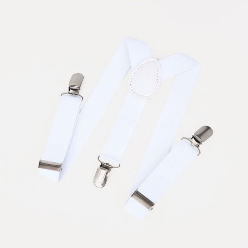 Подтяжки детские, ширина 2.5 см, цвет белый - Simaland фото 2