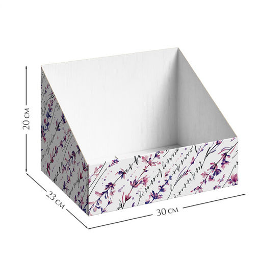 VAL OF-BC-2Rmono Коробка-органайзер для хранения, 30*23*20 см, набор 2 шт., моно, OPUS ROMANO FLORA, шт - Valiant фото 4