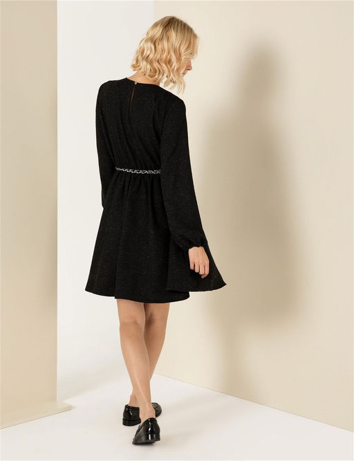 Siyah Dokuma Elbise - Pierre cardin фото 5
