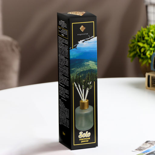 Диффузор ароматический Solo 50 мл хвоя, таёжные травы и ягоды