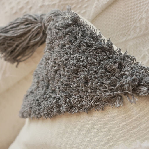 Наволочка декоративная с кисточками SL Home, 45×45 см, хлопок 100%