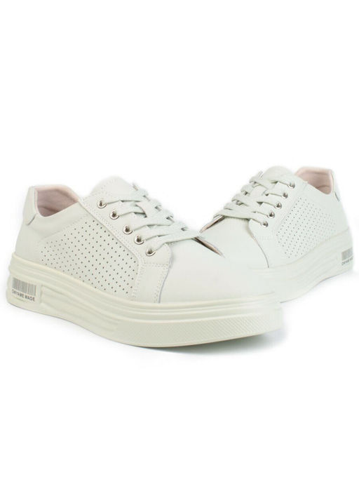 05-PDD162-2 LT. GREEN Кроссовки женские (натуральная кожа)