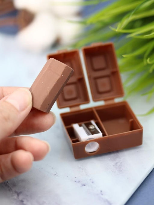 Точилка для карандашей ПО ПЛАНУ. "Chocolate", brown