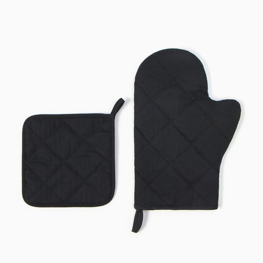 Набор кух. Зимняя прогулка: варежка 20х28 см, прихватка 17х17 см, 35% хл, 65% пэ, ватин 25 - Доляна фото 3